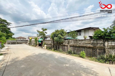 ขายที่ดิน 218 ตร.ว. พร้อมสิ่งปลูกสร้าง แปลงมุม ซอยรามอินทรา 47 ใกล้ทางพิเศษฉลองรัช  รถไฟฟ้าสายสีชมพู สถานีมัยลาภ