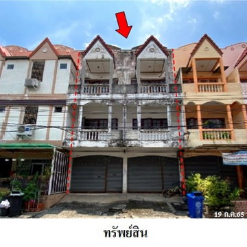 Z8Z6175 ขายอาคารพาณิชย์ โครงการ ช.รุ่งเรือง 6 ตำบล บางรักพัฒนา อำเภอ บางบัวทอง จังหวัด นนทบุรี
