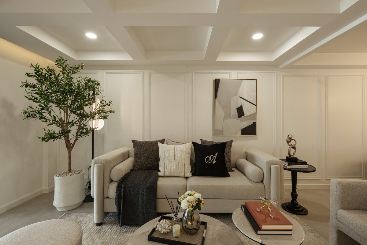 รูป ให้เช่าทาวน์เฮ้าส์ 2 ชั้น รีโนเวทใหม่ Modern French Classic | ปรีดีพนมยงค์ 42 | ใกล้ BTS เอกมัย–พระโขนง  - รูปที่ 3/23