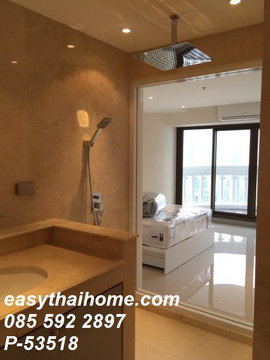 P-53518 📢 Condo for Rent State Tower Near BTS Surasak 1 Bed 1 Bath 48th Floor 95 sqm City View Line: @easythaihome 085-592-2897