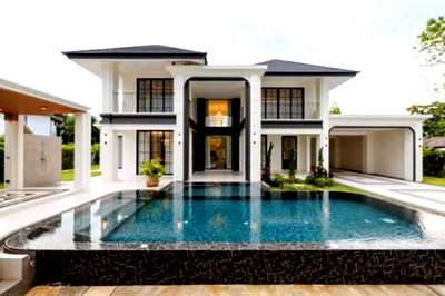 Houses for sale Chiang Mai : Luxury Pool Villa House for sale ! , Near Big C Donjun Chiangmai .