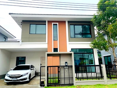 ขายบ้านเดี่ยว : 🔥 ขายบ้านแฝด 2 ชั้น ✅ คาซ่า เพรสโต้ (Casa Presto) ใกล้มหาวิทยาลัยเทคโนโลยีพระจอมเกล้าธนบุรี (บางมด)