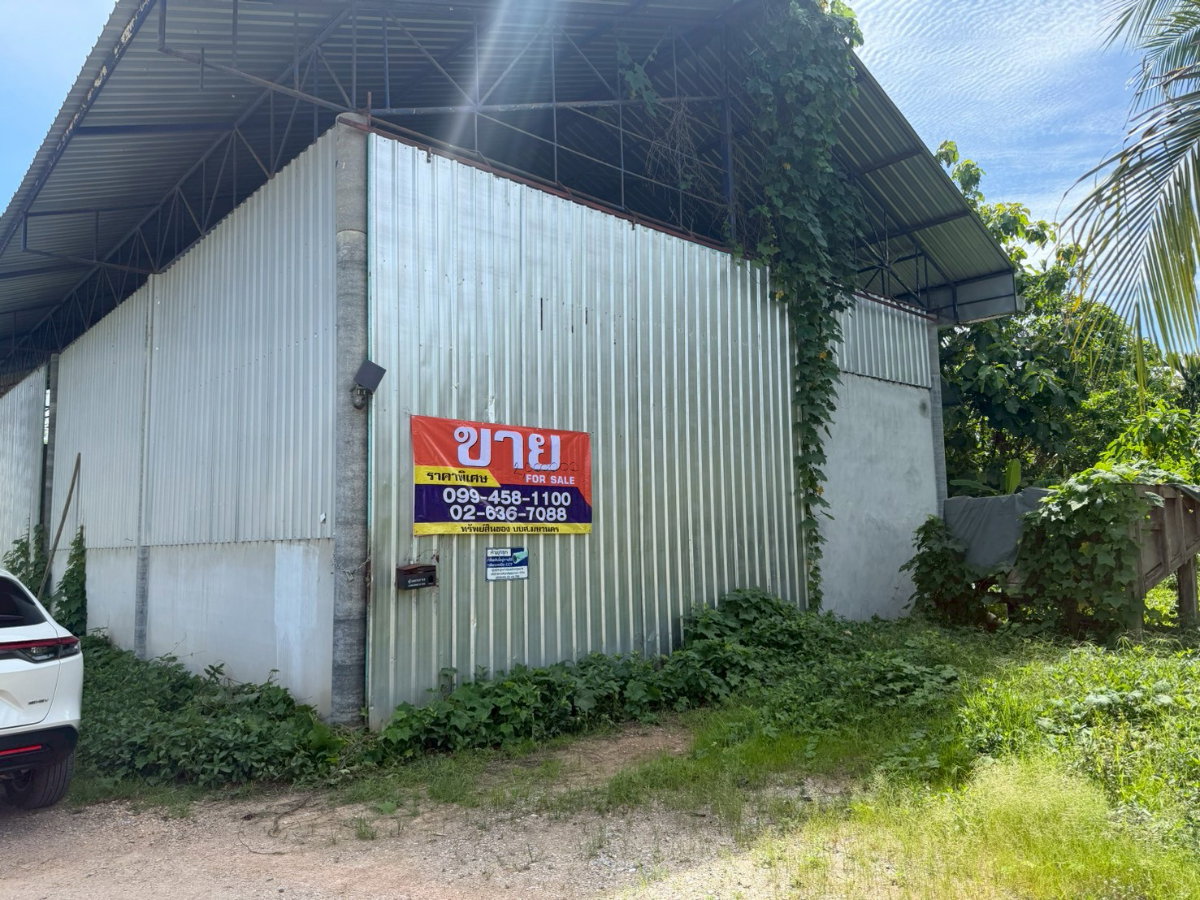 🏭 โกดัง 2 หลัง พร้อมบ้านพักอาศัย บนที่ดินโฉนดครบถ้วน — เมืองชุมพร