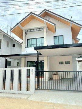บ้านเดี่ยวสร้างใหม่ 2 ชั้น หมู่บ้านสมถวิล 2 ตะเคียนเตี้ย บางละมุง ชลบุรี