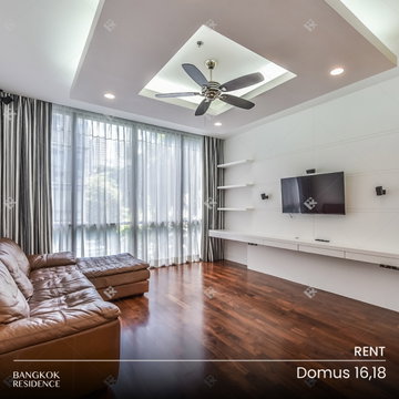 Rental Condo 🌇 Domus 16, 2BR 135 sq.m. 95K ✨ Brand-new renovated unit, near BTS Asok 