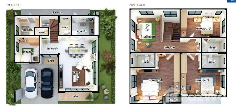 รูป บ้านเดี่ยวให้เช่า 4 ห้องนอน ในโครงการ บ้านลุมพินี สวนหลวง ร.9 1906751 - รูปที่ 23/23