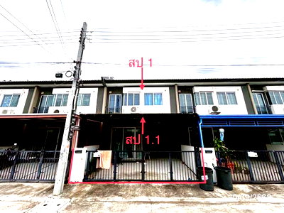 ขายทาวน์โฮม : ทาวน์เฮ้าส์ 17.4 ตร.วา บ้านพฤกษา เทพารักษ์-กิ่งแก้ว บางพลี สมุทรปราการ 1.9M