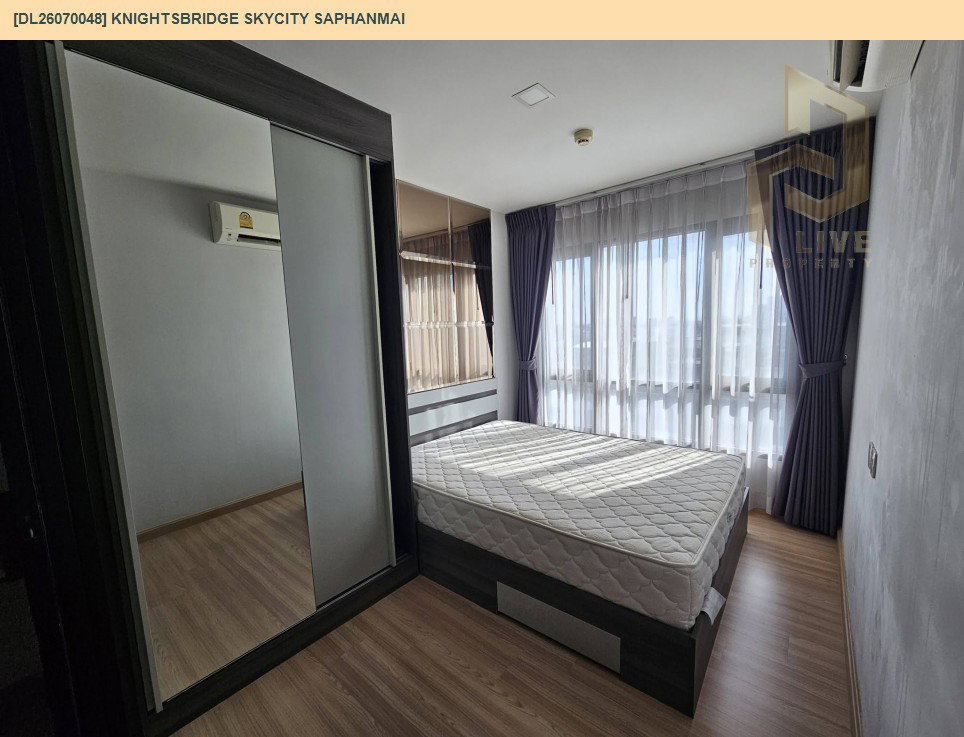 picture DL26070048 Condo for rent, Knightsbridge Skycity Saphanmai near BTS Sai Yud, ready to move in, call urgently 0653619502 LineID @952jdxxk - 2/9