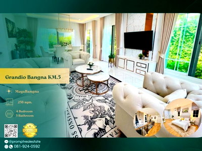 บ้านเดี่ยวให้เช่า : GH01355 - Grandio Bangna KM.5 : MegaBangna 