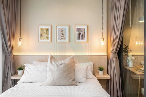 📌 ให้เช่าคอนโด เดอะ เบส การ์เดน-พระราม 9 อาคาร 1 ชั้น 5 1 ห้องนอน ขนาด 30.00 ตรม ใกล้ A-Link Square