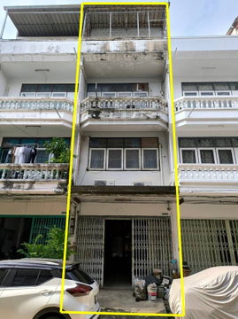 ขายอาคารพาณิชย์ 4 ชั้น ซอยกรุงเทพ-นนทบุรี 35 ทำเลดี ใกล้รถไฟฟ้าสถานีวงศ์สว่าง