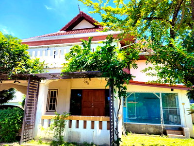 บ้านเดี่ยว การไฟฟ้าส่วนภูมิภาค สันทราย : 🏡ขายบ้านเดี่ยวทำเลดี ไม่มีค่าส่วนกลาง น้ำไม่ท่วม  โครงการ : หมู่บ้านมรกต ตำบลหนองจ๊อม อำเภอสันทราย