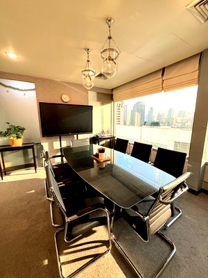 Factory for rent Srinakharinwirot University Prasanmit Campus : WS7982 🏢 Premium Private Office, ready to move in, near BTS Chidlom. Price only 35,000 THB/month.