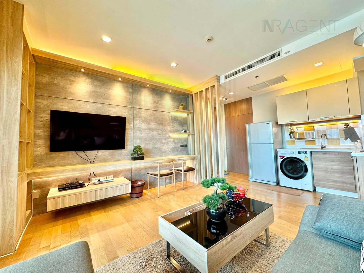 รูป 🚩 ให้เช่าคอนโด โนเบิล รีวีล เอกมัย อาคาร 1 ชั้น 12 1 ห้องนอน ขนาด 48.00 ตรม ใกล้ สถานีขนส่งสายตะวันออก - รูปที่ 7/8