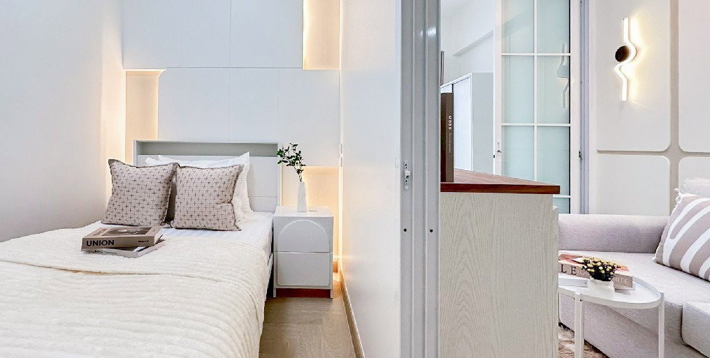 รูป คอนโดห้องกว้างใกล้ 𝗠𝗥𝗧 แยกลำสาลี   โครงการ Corn Condo รามคำแหง40 - รูปที่ 28/31