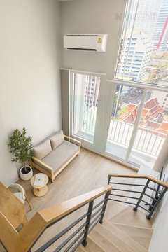🎉 For Rent Condo CULTURE CHULA Building 1, Floor 14,Duplex, Room size 36 sqm