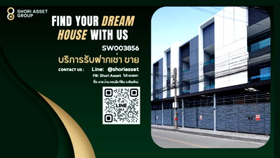 Shophouses for sale Muang Chiang Mai Chiang Mai : For Sale: 3-storey commercial building in Jed Yod area, near Maya, Nimman, Chiang Mai. Suitable for Home Office, Cafe, Studio, Clinic-SW003856