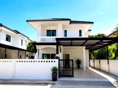 Houses for sale Nonthaburi : Single-family home for sale in Promjit Village, newly renovated, 7 units, Soi Wat Phra Ngern, Bang Yai, Nonthaburi