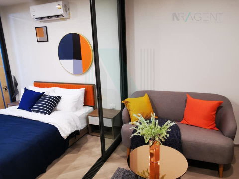 📌 For Rent Condo THE BASE SAPHANMAI Building 1, Floor 6,1 bed room, Room size 34 sqm