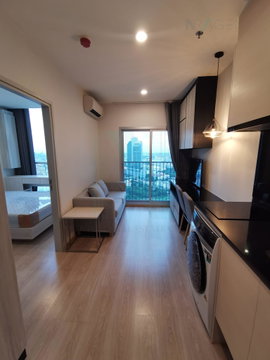 📌 For Rent Condo NOBLE REVOLVE RATCHADA Building 1, Floor 37,1 bed room, Room size 26.00 sqm