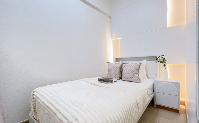 รูป คอนโดห้องกว้างใกล้ 𝗠𝗥𝗧 แยกลำสาลี   โครงการ Corn Condo รามคำแหง40 - รูปที่ 9/31