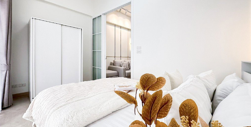 รูป คอนโดห้องกว้างใกล้ 𝗠𝗥𝗧 แยกลำสาลี   โครงการ Corn Condo รามคำแหง40 - รูปที่ 24/31