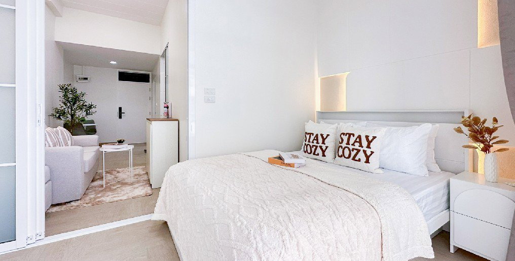 รูป คอนโดห้องกว้างใกล้ 𝗠𝗥𝗧 แยกลำสาลี   โครงการ Corn Condo รามคำแหง40 - รูปที่ 31/31