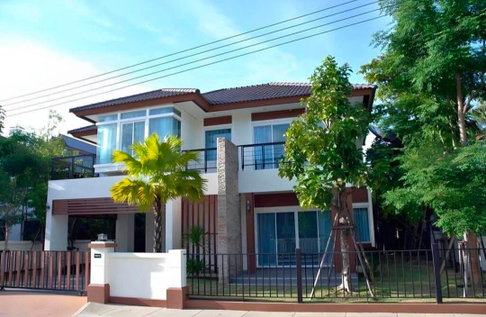 บ้านเดี่ยวให้เช่า โครงการ House & View 3 สันกำแพง เชียงใหม่ ใกล้โรงเรียนนานาชาติ ABS (RA1303) T.0946511456