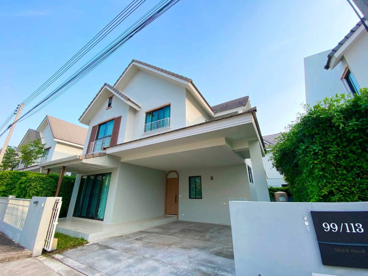 รูป บ้านว่างให้เช่า หมู่บ้านเกรซแลนด์ ตรงข้ามโรงเรียนนานาชาติเกรซ หางดง เชียงใหม่ (R1300) T.0946511456 - รูปที่ 1/13
