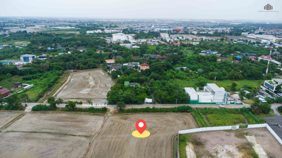 รูป ขายที่ดินชัยพฤกษ์–คลองพระอุดม ปากเกร็ด 7-0-50 ไร่ ใกล้ SISB–วัดสะพานสูง ผังเมืองเหลือง/ส้ม เหมาะพัฒนาโครงการบ้านจัดสรร | #TPI-2577 - รูปที่ 5/13