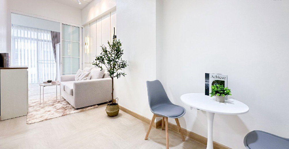 รูป คอนโดห้องกว้างใกล้ 𝗠𝗥𝗧 แยกลำสาลี   โครงการ Corn Condo รามคำแหง40 - รูปที่ 30/31