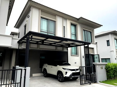 บ้านแฝด ถนนรังสิต-นครนายก : บ้านแฝดใหญ่ แกรนด์พลีโน พหล-วิภาวดี ใกล้ฟิวเจอร์พาร์ค รังสิต