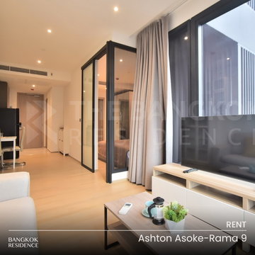 เช่าคอนโด 💎Ashton Asoke-Rama 9 1นอน 42ตร.ม. 30k 🌃 ยูนิตวิวสวย ใกล้ MRT พระราม 9