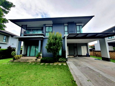 ขายบ้านเดี่ยว : ขายบ้านเดี่ยว ฮาบิเทีย ยาร์ด รามอินทรา (Habitia Yard) หลังมุม สวนกว้าง 110.3 ตร.ว. ใกล้รร.สาธิตพัฒนา และแฟชั่นไอส์แลนด์