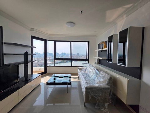 Rent Supalai Casa Riva Fronte 1 เฟอร์ครบ 2นอน 119 ตรม. 35,000 บาท