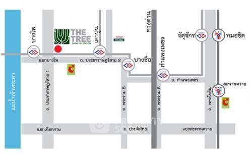 รูป คอนโด 2 ห้องนอน ชั้นสูง 60 ตร.ม. เดอะ ทรี บางโพ สเตชั่น ใกล้ MRT บางโพ 200 ม. (ID 2855843) - รูปที่ 21/21