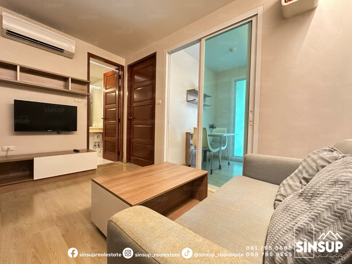 รูป 🏡 ให้เช่า 𝐄𝐦𝐞𝐫𝐚𝐥𝐝 𝐑𝐞𝐬𝐢𝐝𝐞𝐧𝐜𝐞 𝐑𝐚𝐭𝐜𝐡𝐚𝐝𝐚 พร้อมอยู่ ใกล้ MRT ห้วยขวาง เดินทางสะดวก! ✨ - รูปที่ 2/8