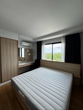 🎓🏡📍ห้องหัวมุม V Condo ศาลายา ใกล้ ม.มหิดล เงียบ เป็นส่วนตัว พร้อมอยู่
