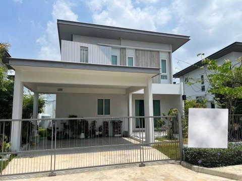 🔥ขาย บ้านเดี่ยวพร้อมเข้าอยู่ หมู่บ้านพฤกษ์ลดา ราชพฤกษ์ 345 ใกล้สโมสรและสวนใหญ่  ปูพื้นใหม่โทนอบอุ่น ฟรีโอน ฟรีแอร์ 