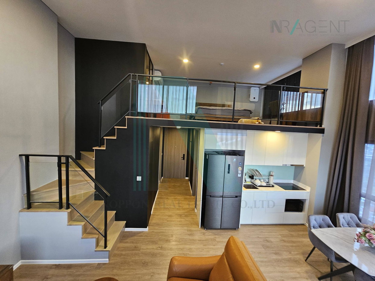 รูป 📌 ให้เช่าคอนโด แลนด์มาร์ค แอทเอ็มอาร์ทีเอ สเตชั่น อาคาร C ชั้น 21 Duplex ขนาด 50 ตรม ใกล้ MRT พระราม 9 - รูปที่ 8/8