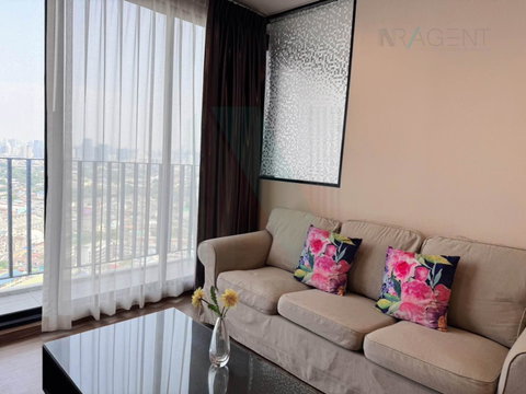 🎉 ให้เช่าคอนโด เดอะ ทรี อินเตอร์เชนจ์ อาคาร A ชั้น 31 2 ห้องนอน ขนาด 64 ตรม ใกล้ โรงพยาบาลบางโพ