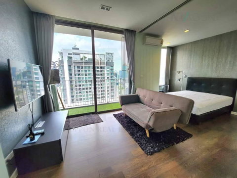 For Rent Condo NARA 9 Building 1, Floor 24,1 bed room, Room size 39.00 sqm