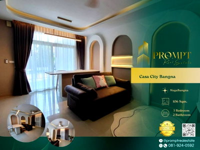 เช่าบ้านเดี่ยว สมุทรปราการ : CD03850 - Casa City Bangna : MegaBangna