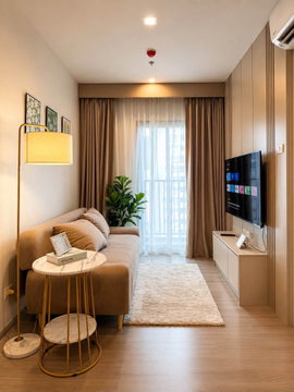 ให้เช่า คอนโด เดอะ เบส เพชรบุรี-ทองหล่อ *ห้องสวย ใหญ่กว่า* ที่ Line: @homefinder