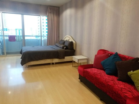 P-54216 | The Platinum (The Platinum Pratunam) 🔥✨ Spacious Studio Condo for Rent | High Floor | City View | Fully Furnished