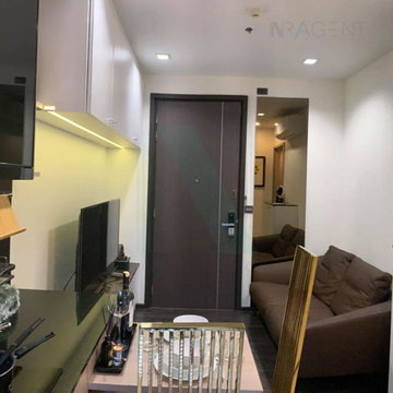 🚩 ให้เช่าคอนโด เดอะ ไลน์ อโศก-รัชดา อาคาร 1 ชั้น 8 1 ห้องนอน ขนาด 28.00 ตรม ใกล้ ฟอร์จูนทาวน์