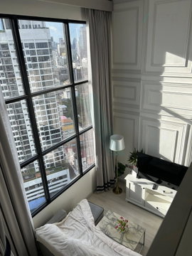 🚩 For Rent Condo KNIGHTSBRIDGE PRIME SATHORN Building 1, Floor 29,Duplex, Room size 39 sqm