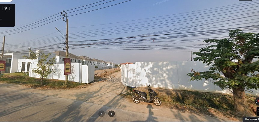 รูป ขายที่ดินถมแล้ว 6-1-83.4 ไร่ (2,583.4 ตารางวา) ติดถนนวัดสะพานสูง ใกล้ถนนหอการค้าไทย ใกล้รถไฟฟ้าสายสีชมพู - รูปที่ 1/2