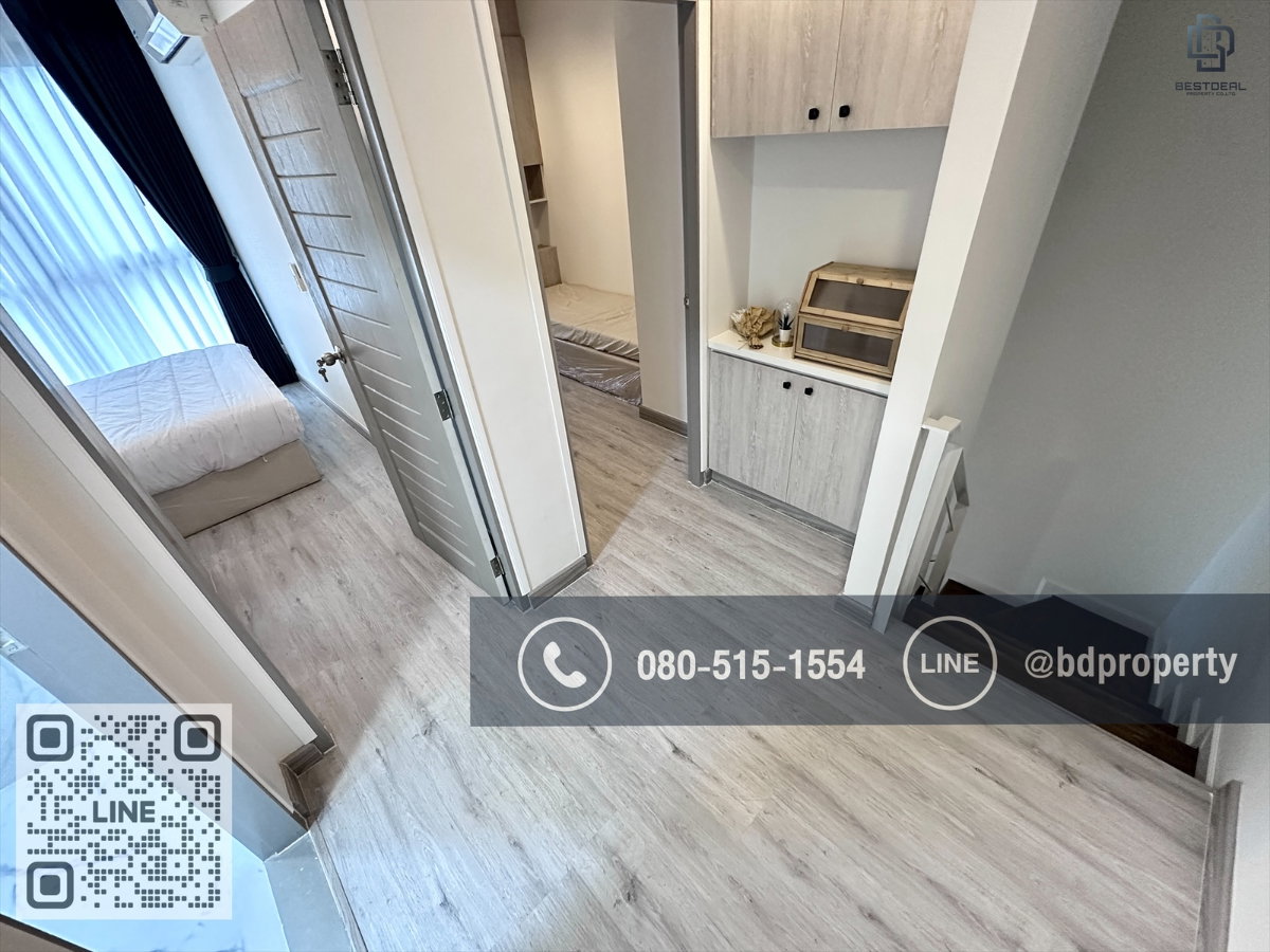 รูป Bestdeal ให้เช่า Duplex 2 Bed ห้องสวย Fully Furnished พร้อมเข้าอยู่ ราคา 27,000 เดือนเท่านั้น ใกล้MRT และ เซ็นทรัลพระราม 9 เพียง 80 ม. - รูปที่ 8/20