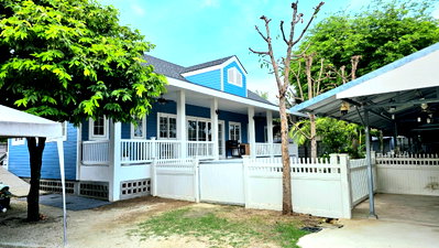 บ้านเดี่ยว ตลาดปลาบางแสน : ขายบ้านเดี่ยว ชั้นเดียว สไตล์คอทเทจ  156.2 ตรว บ้านปึก , เมืองชลบุรี , ชลบุรี